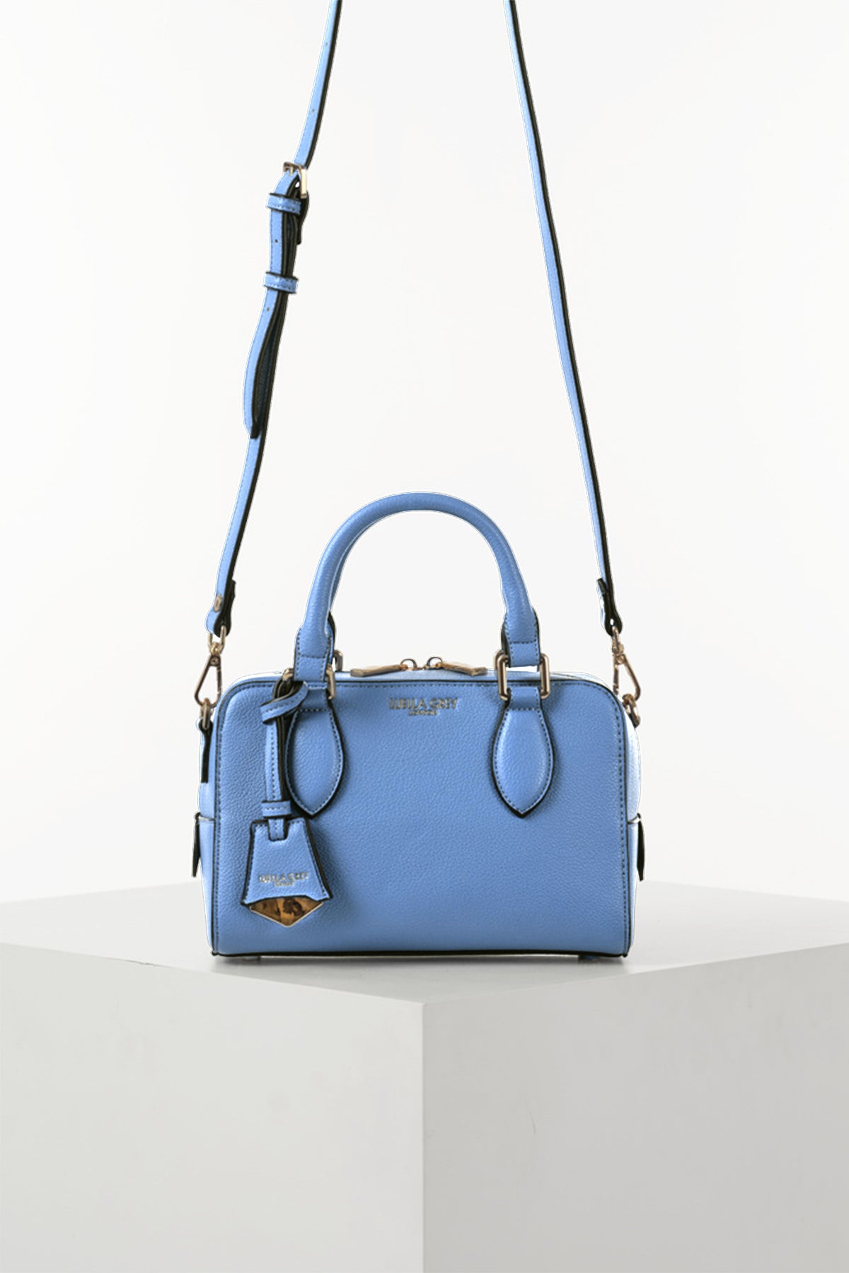 Lilian Cornflower Blue Barrel Crossbody