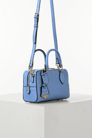 Lilian Cornflower Blue Barrel Crossbody