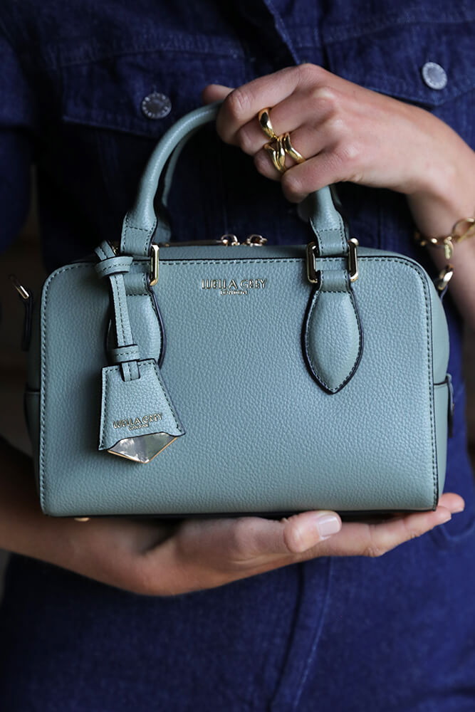 Lilian Spearmint Green Barrel Crossbody