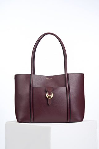 Lilibet Black Cherry Laptop Tote