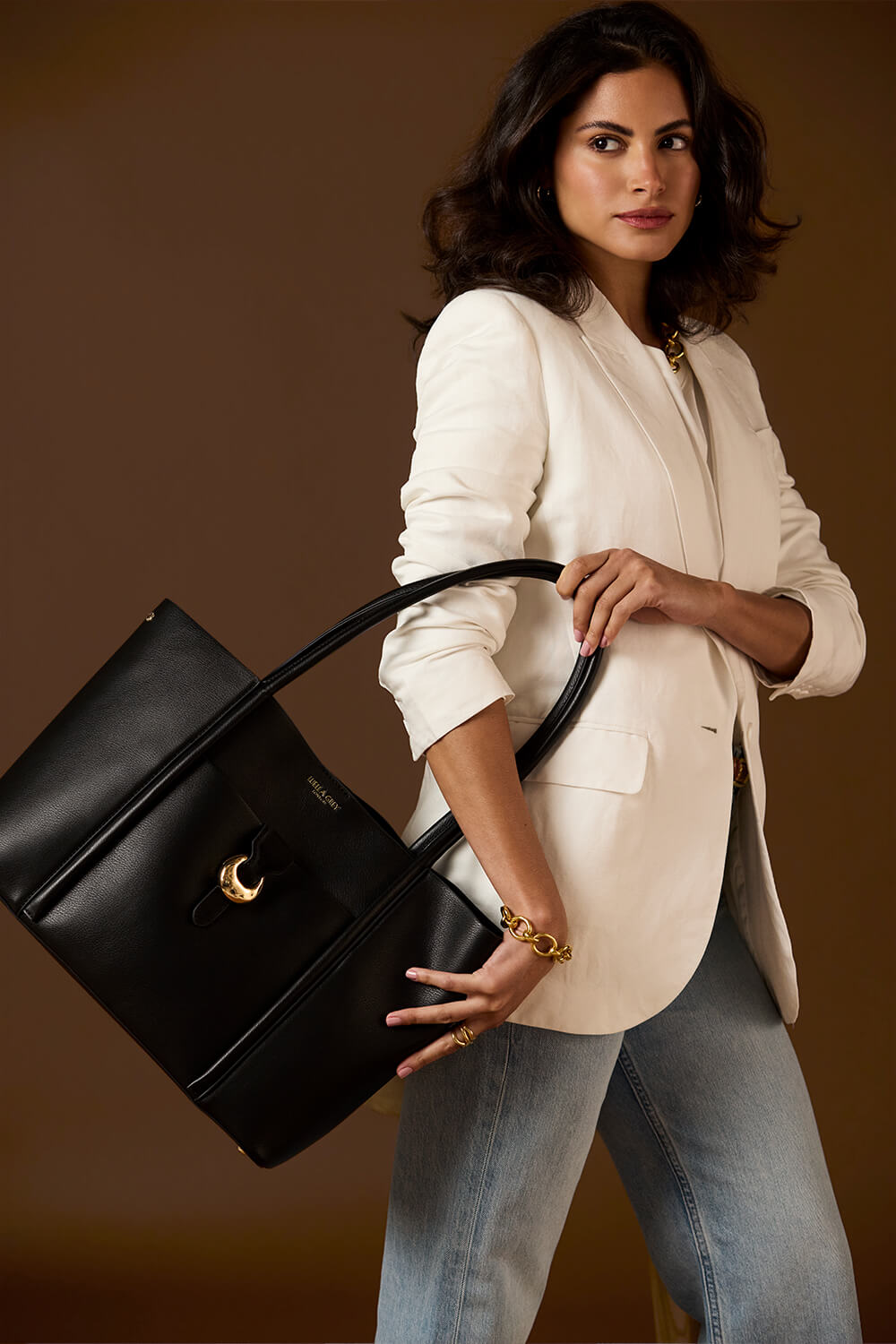 Lilibet Black Laptop Tote