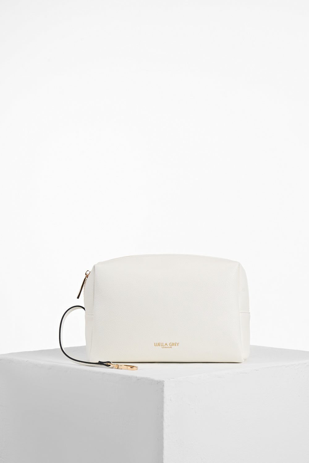 Lillie White Whipstitch Tote