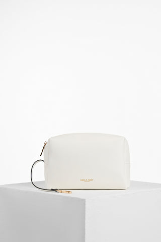 Lillie White Whipstitch Tote
