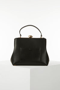 Louisa Black Framed Crossbody Tote