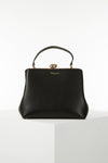 Louisa Black Framed Crossbody Tote