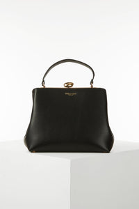 Louisa Black Framed Crossbody Tote