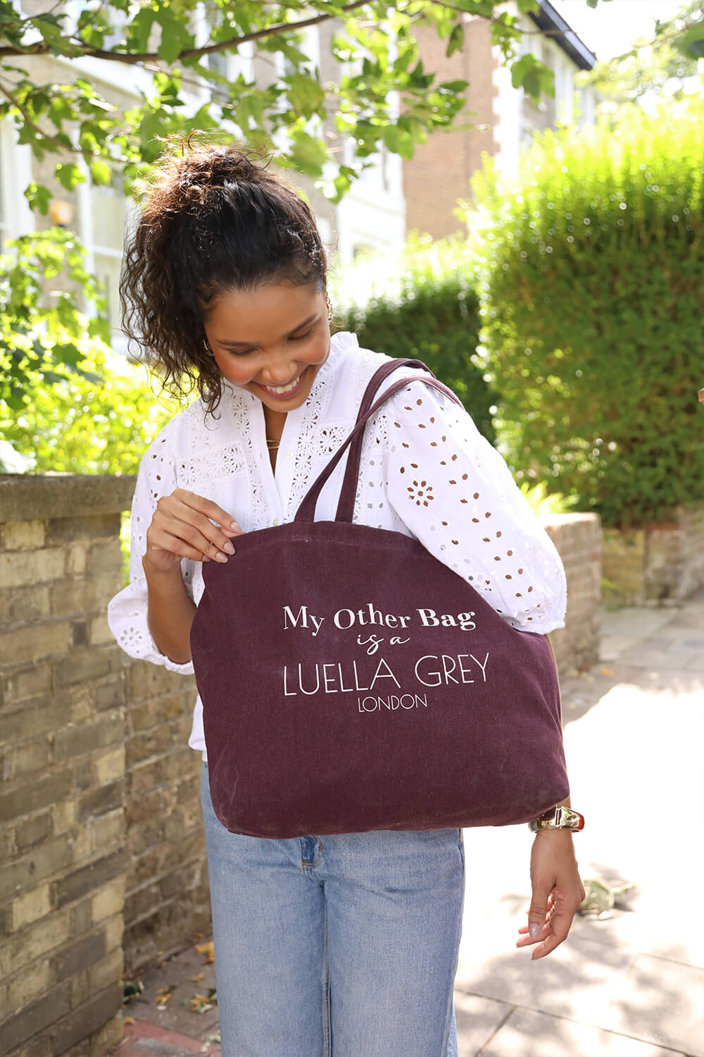 FREE Luella Cherry Canvas Shopper