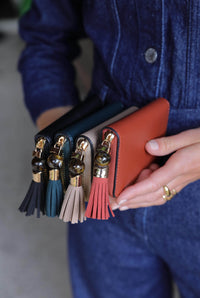 Maeve Paprika Small Tassel Purse