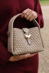 Maggie Mushroom Weave Crossbody