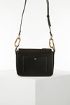 Margarita Black Zip Top Crossbody