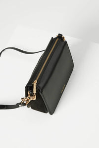 Margarita Black Zip Top Crossbody