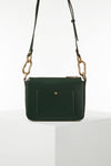 Margarita Forest Green Zip Top Crossbody