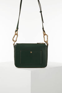 Margarita Forest Green Zip Top Crossbody