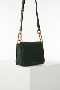 Margarita Forest Green Zip Top Crossbody