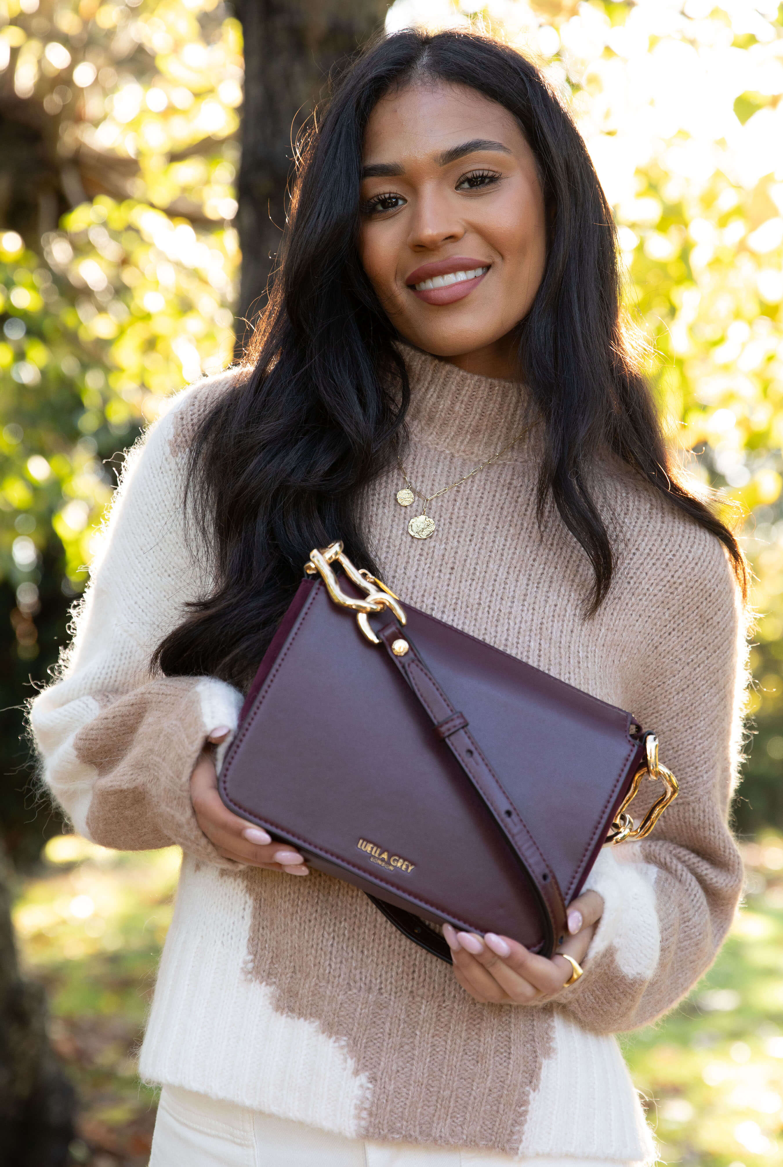 Plum colored purses hotsell