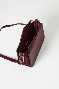 Margarita Plum Zip Top Crossbody