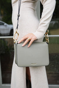 Margarita Sage Zip Top Crossbody