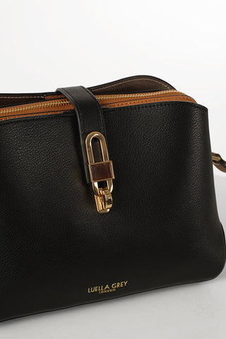 Margy Black Zip Top Crossbody