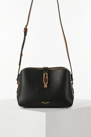 Margy Black Zip Top Crossbody