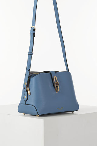 Margy Cornflower Blue Zip Top Crossbody