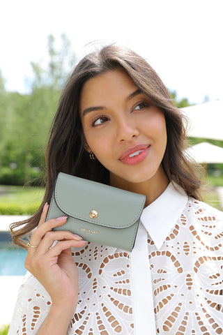 Marina Spearmint Green Medium Purse