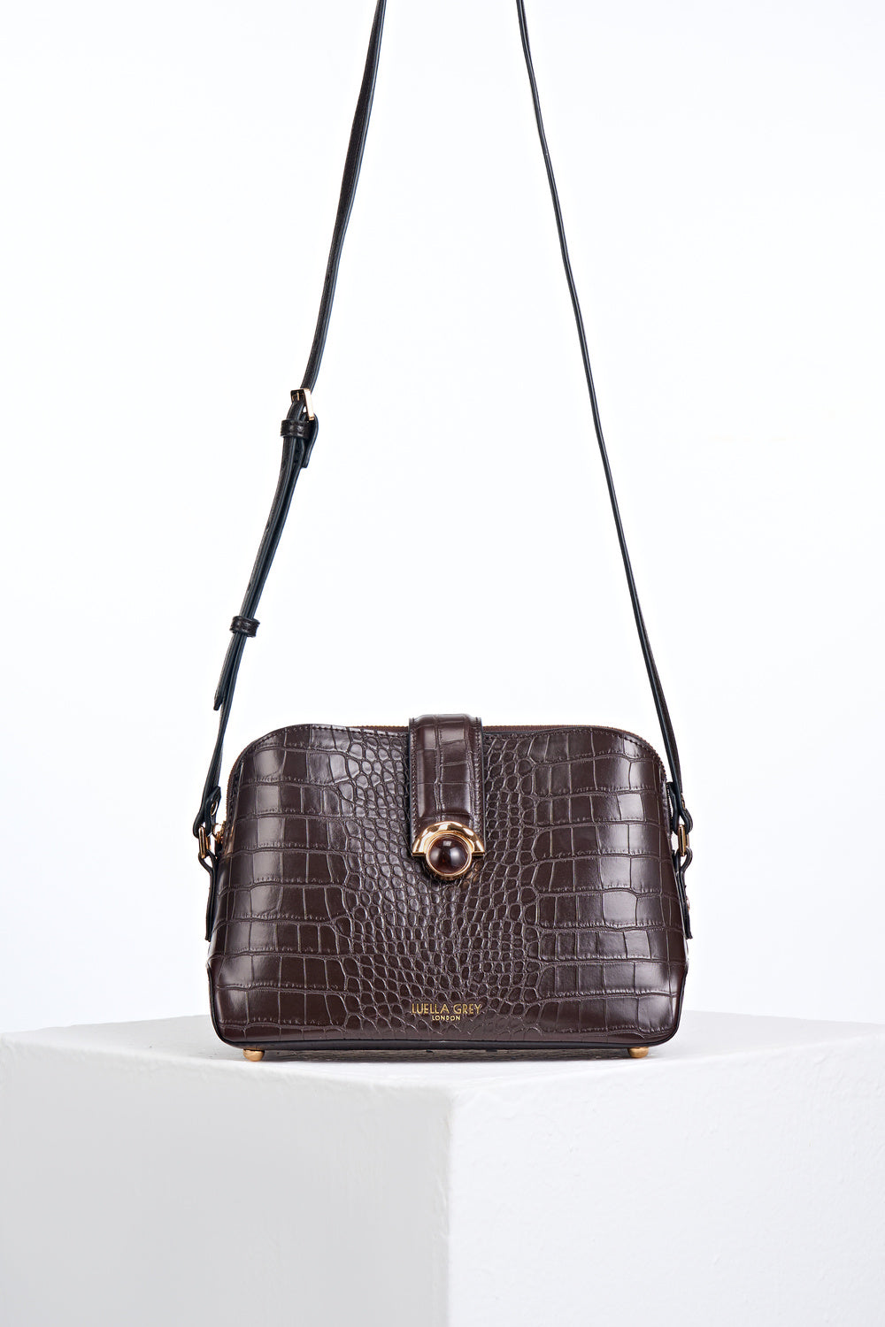 Mills Chocolate Croc Crossbody