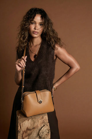 Mills Tan Crossbody