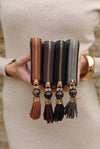 Myrtle Black Large Tassel Purse