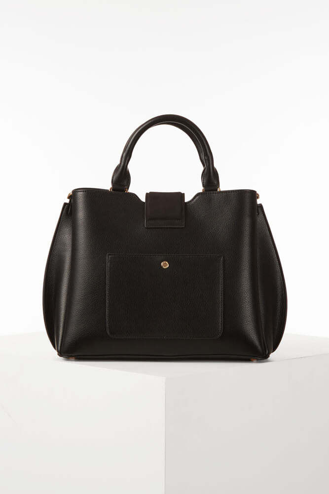 Octavia Black Three Compartment Work Tote