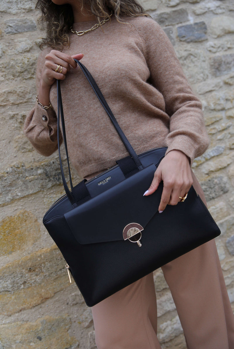 Olive Black Laptop Bag