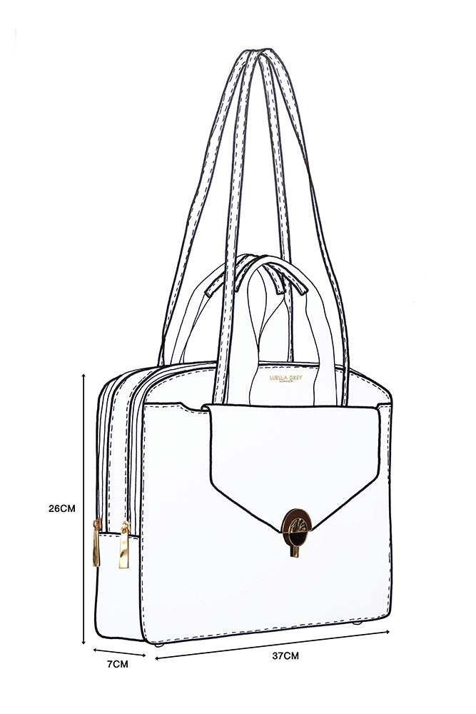 Olive Black Laptop Bag