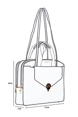 Olive Black Laptop Bag