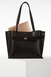 Oriana Black Laptop Tote