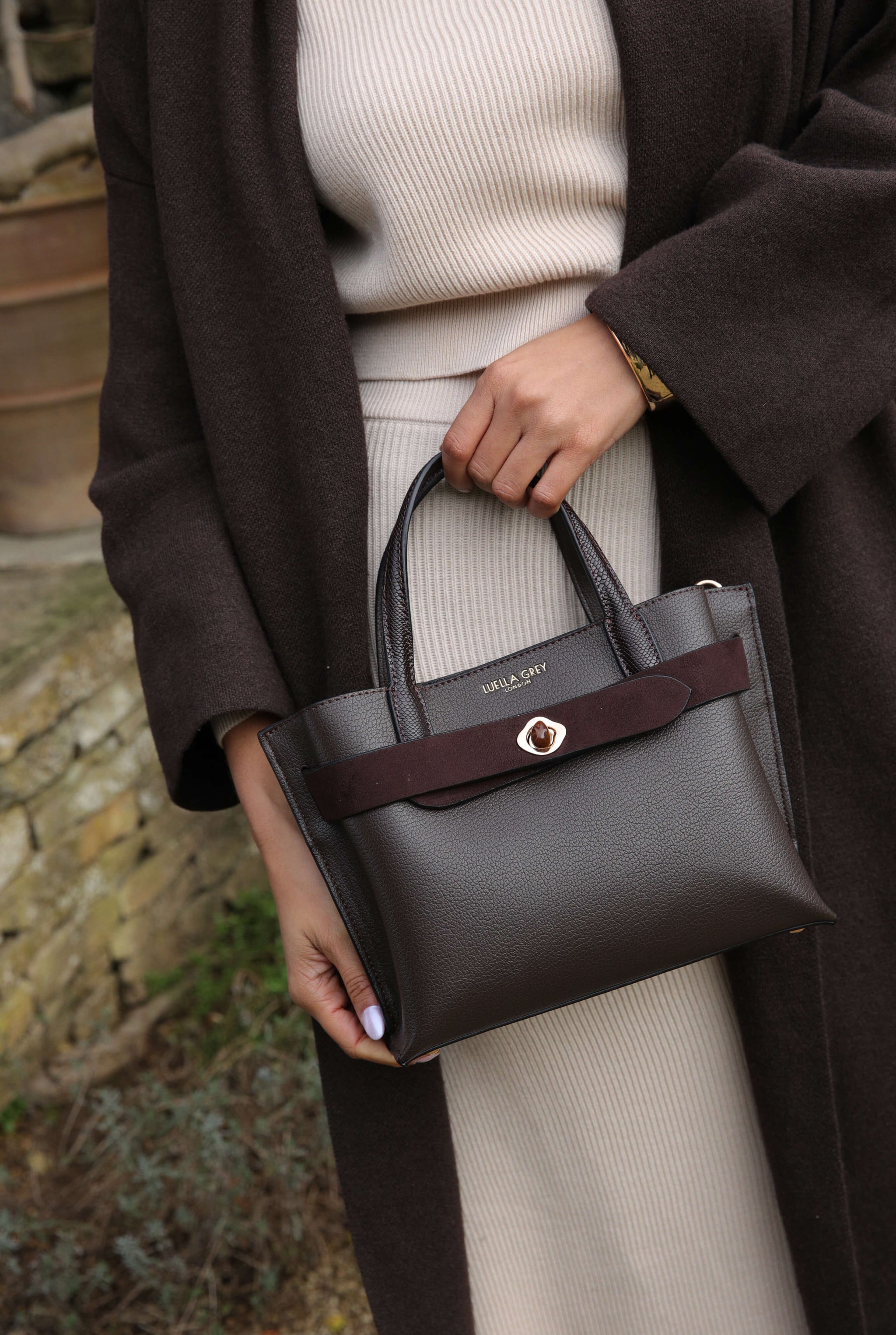 Oriel Chocolate Crossbody