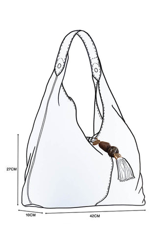 Pandora Chocolate Suede Hobo