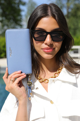 Ramona Cornflower Blue Large Purse