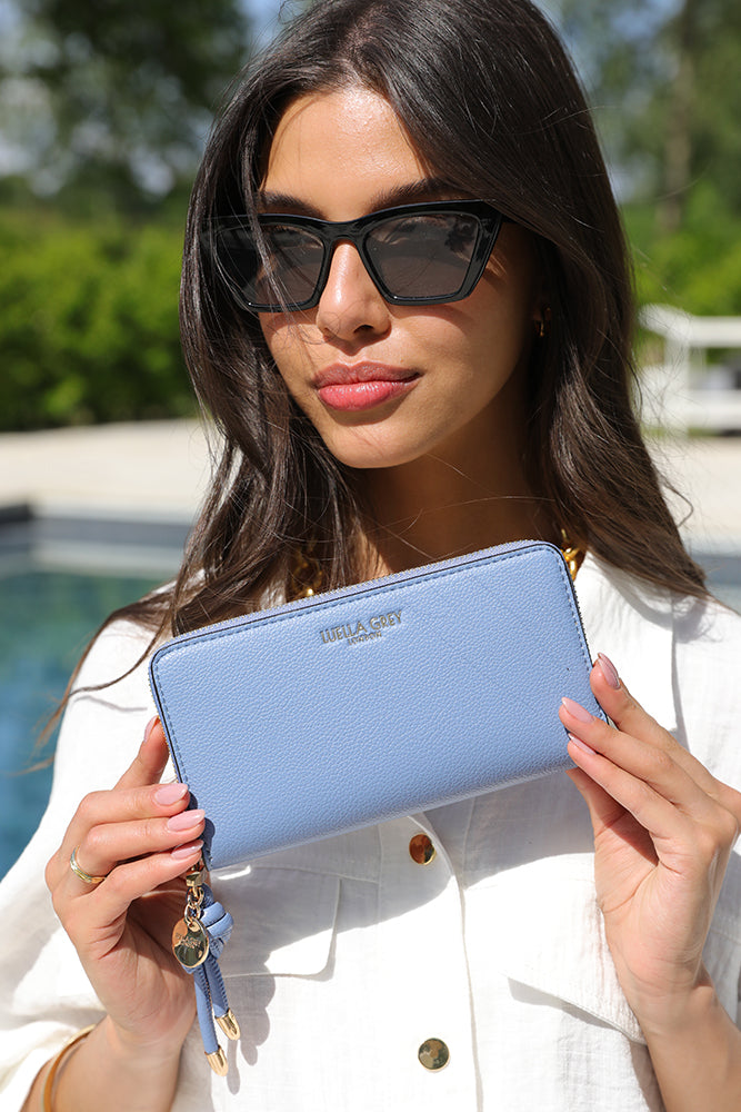 Ramona Cornflower Blue Large Purse