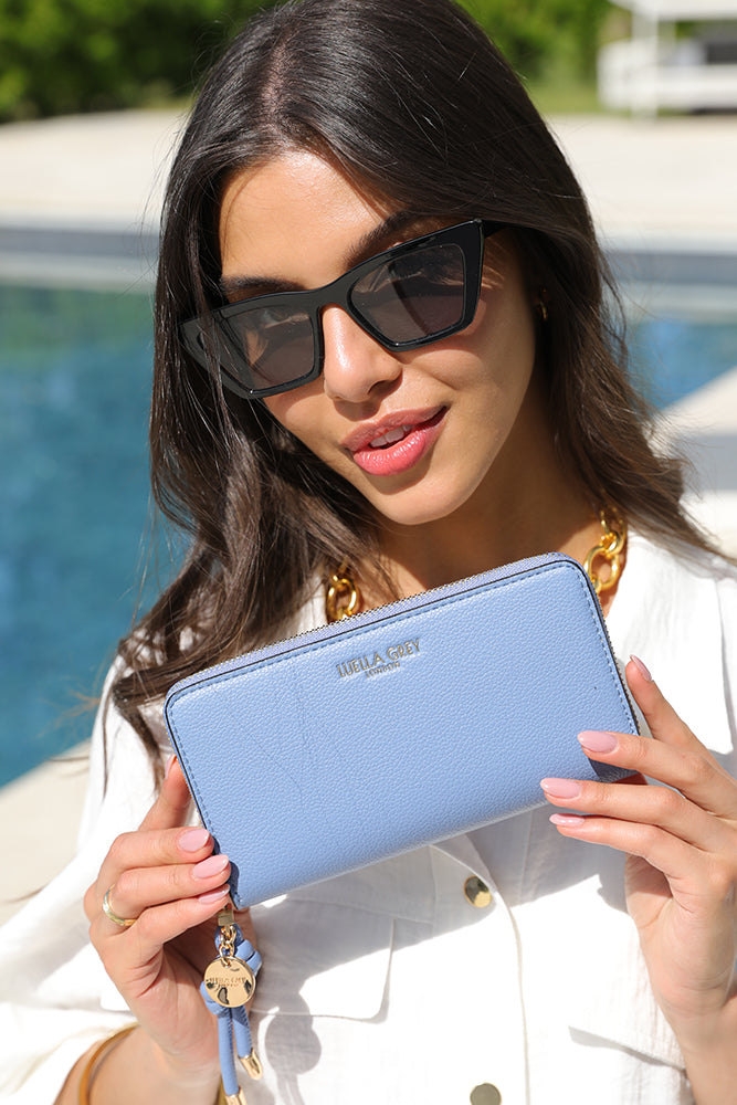 Ramona Cornflower Blue Large Purse