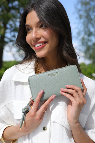 Ramona Spearmint Green Large Purse