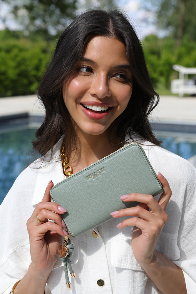 Ramona Spearmint Green Large Purse