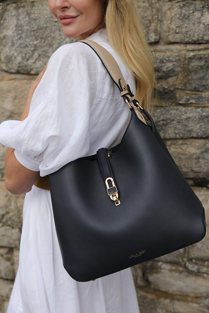 Romany Navy Hobo Tote