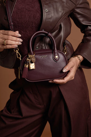 Ruthanna Black Cherry Mini Bowler