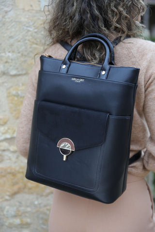 Sally Black Laptop Backpack
