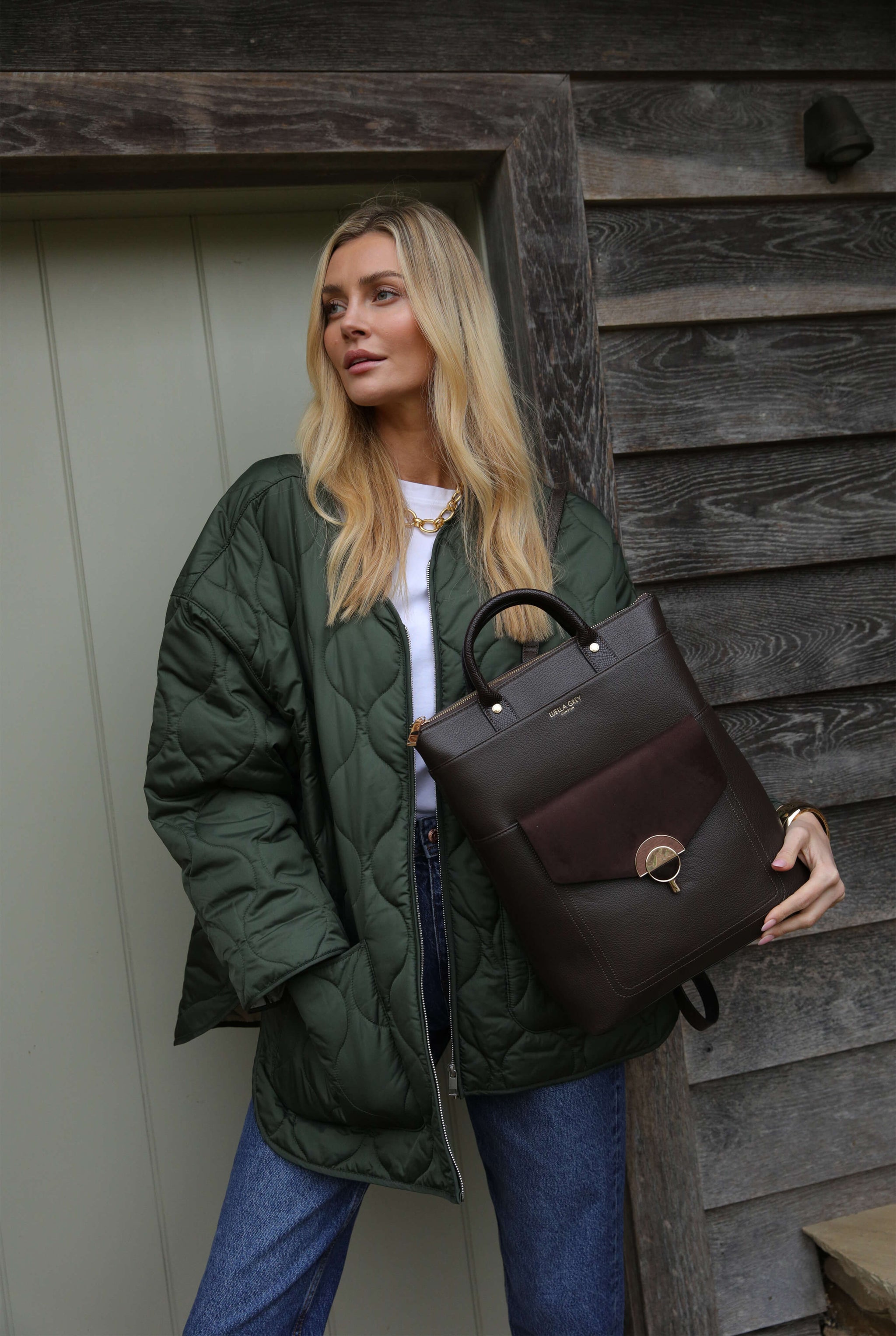 Sally Chocolate Laptop Backpack