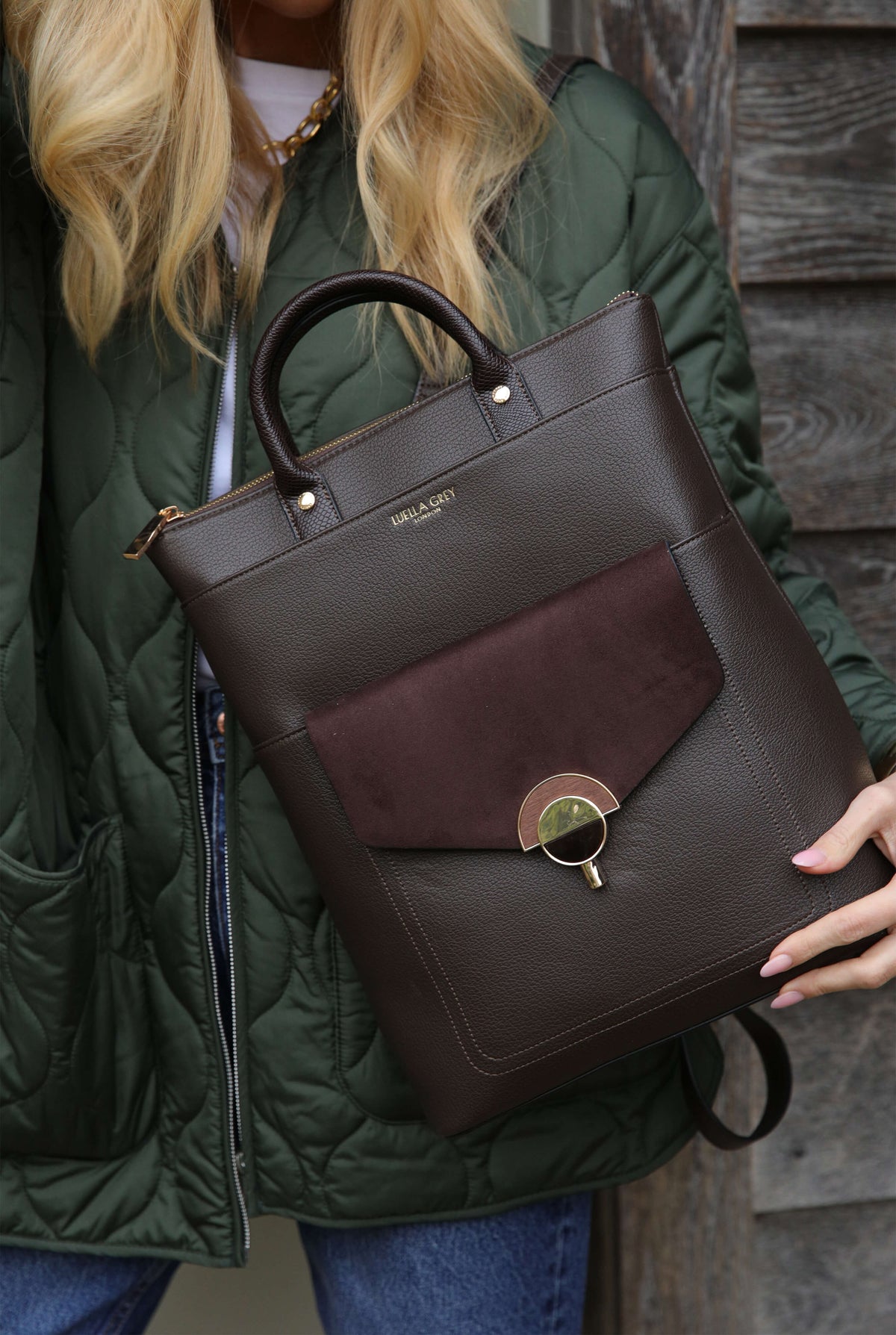 Sally Chocolate Laptop Backpack