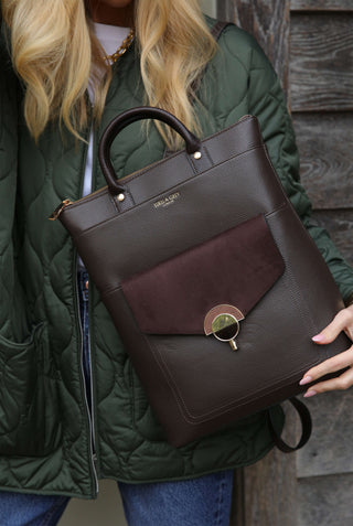 Sally Chocolate Laptop Backpack