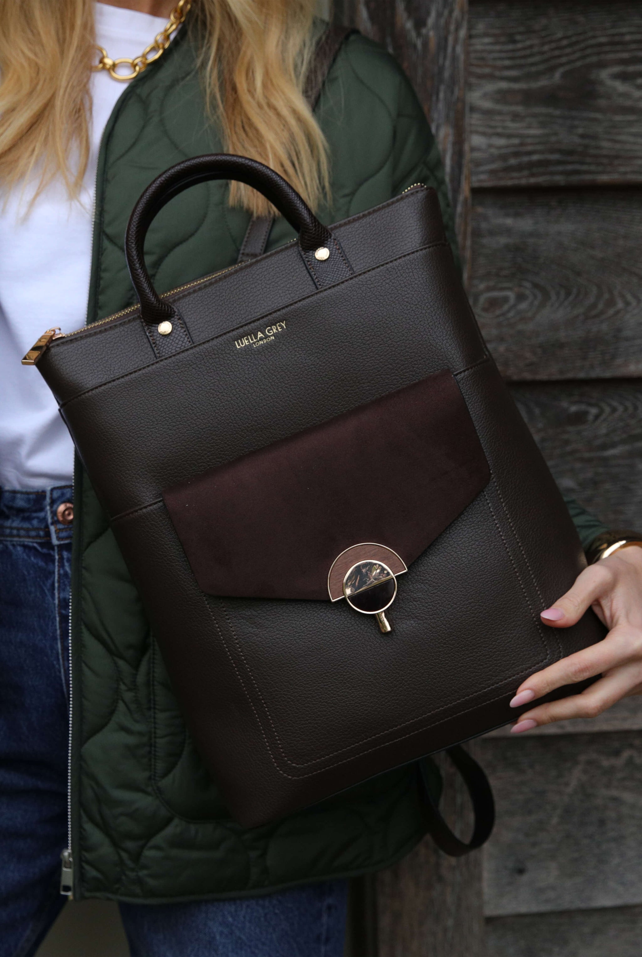 Sally Chocolate Laptop Backpack