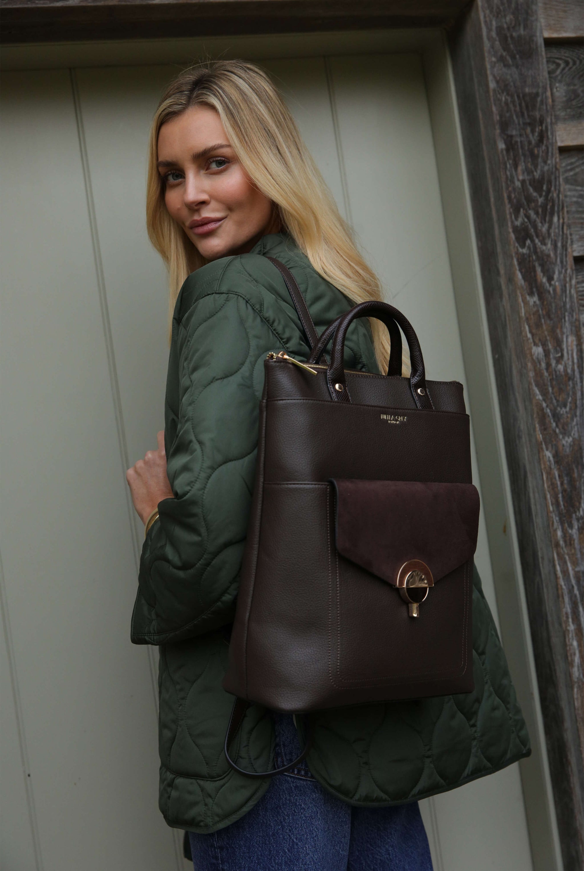 Sally Chocolate Laptop Backpack
