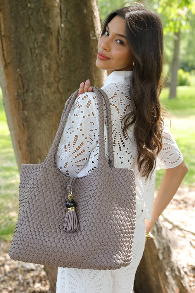 Saskia Peat Large Woven Tote