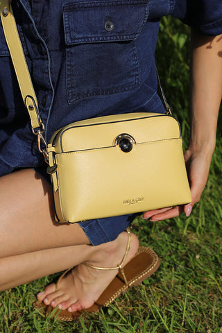 Sian Buttercup Yellow Camera Crossbody